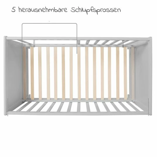 Best Sale ⌛ Roba Beistellbett und Kinderbett Hamburg 60 x 120 cm - Taupe ✨ 5 Best Sale ⌛ Roba Beistellbett und Kinderbett Hamburg 60 x 120 cm - Taupe ✨ - Image 5