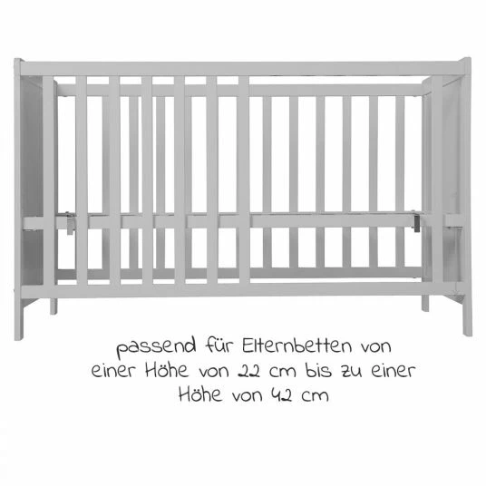 Best Sale ⌛ Roba Beistellbett und Kinderbett Hamburg 60 x 120 cm - Taupe ✨ 6 Best Sale ⌛ Roba Beistellbett und Kinderbett Hamburg 60 x 120 cm - Taupe ✨ - Image 6