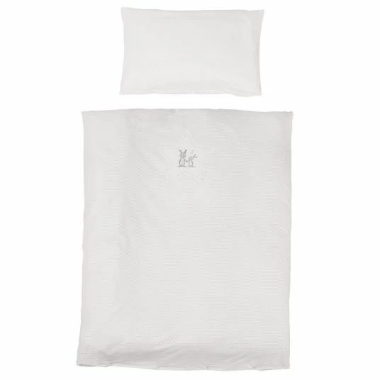 Discount 👍 Roba Bettwäsche 100 x 135 cm - Fox & Bunny - Grau 🌟 1 Discount 👍 Roba Bettwäsche 100 x 135 cm - Fox & Bunny - Grau 🌟