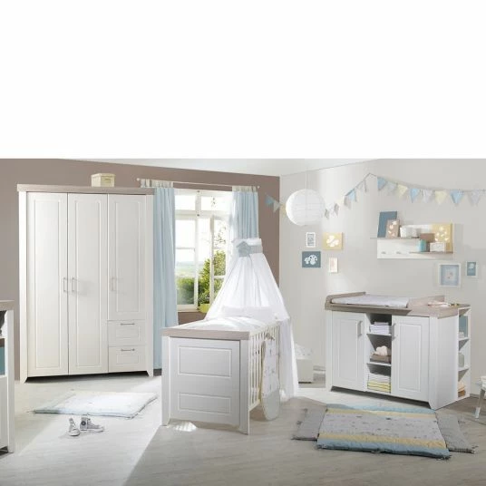 Promo 🧨 Roba Children's room Felicia with 3-door wardrobe, bed, changing unit 😉 1 Promo 🧨 Roba Children's room Felicia with 3-door wardrobe, bed, changing unit 😉