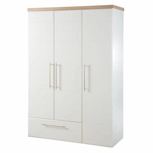 Coupon 👍 Roba Kinderzimmer Nele mit 3-türigem Schrank, Bett, breiter Wickelkommode - Weiß 🌟 3 Coupon 👍 Roba Kinderzimmer Nele mit 3-türigem Schrank, Bett, breiter Wickelkommode - Weiß 🌟 - Image 3