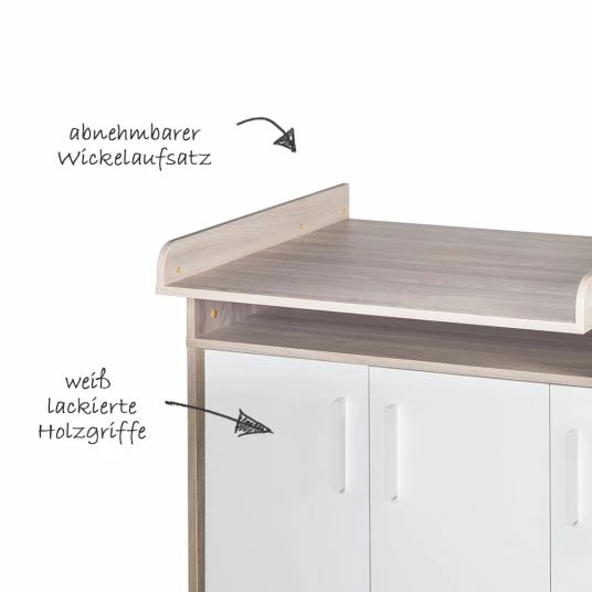 Wholesale π Roba Olaf children's room with 3-door wardrobe, bed, changing unit π 6 Wholesale π Roba Olaf children's room with 3-door wardrobe, bed, changing unit π - Image 6