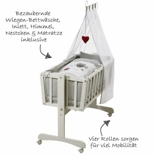 Discount π Roba Complete cradle white - Adam & owl π 2 Discount π Roba Complete cradle white - Adam & owl π - Image 2