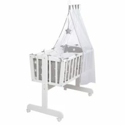 Best Sale 🎁 Roba Complete cradle white - Little Stars 🔥