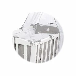 Best Sale 🎁 Roba Complete cradle white - Little Stars 🔥 -Live & Sleep Sales roba komplett wiege weiss little stars 288050wev190 d2