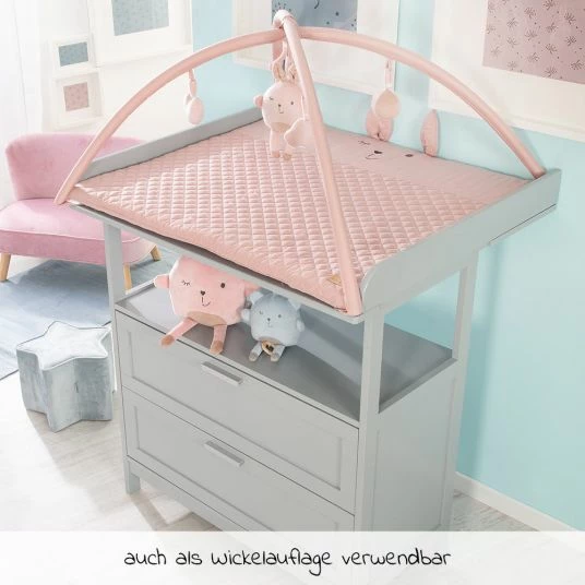 Discount π Roba Krabbeldecke / Wickelauflage mit Spielbogen - 75 x 85 cm - Roba Style Lily - Rosa Mauve π 4 Discount π Roba Krabbeldecke / Wickelauflage mit Spielbogen - 75 x 85 cm - Roba Style Lily - Rosa Mauve π - Image 4