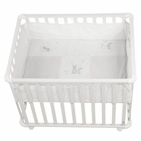 Best deal ❤️ Roba Playpen white incl. insert 75 x 100 cm - Fox & Bunny 🤩 1 Best deal ❤️ Roba Playpen white incl. insert 75 x 100 cm - Fox & Bunny 🤩