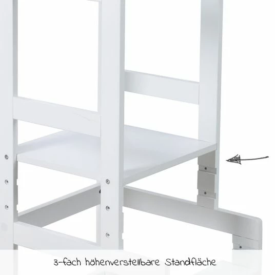 Brand new 🔔 Roba Lernturm 3-fach höhenverstellbar bis 90 kg belastbar - Weiß 🎉 5 Brand new 🔔 Roba Lernturm 3-fach höhenverstellbar bis 90 kg belastbar - Weiß 🎉 - Image 5