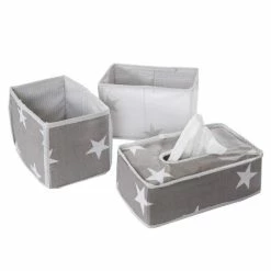 Promo π Roba Organizer Set of 3 Little Stars - Grey White π