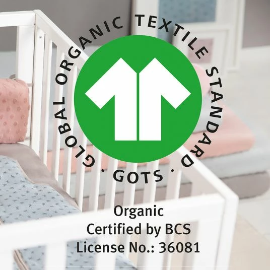 Hot Sale 🔥 Roba Spannbetttuch aus Organic Baumwolle 60 x 120 cm / 70 x 140 cm - Lil Planet - Rosa Mauve 🌟 3 Hot Sale 🔥 Roba Spannbetttuch aus Organic Baumwolle 60 x 120 cm / 70 x 140 cm - Lil Planet - Rosa Mauve 🌟 - Image 3