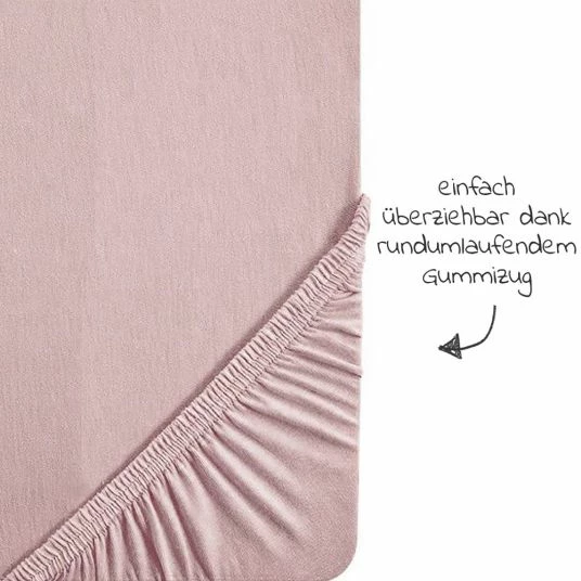 Hot Sale 🔥 Roba Spannbetttuch aus Organic Baumwolle 60 x 120 cm / 70 x 140 cm - Lil Planet - Rosa Mauve 🌟 5 Hot Sale 🔥 Roba Spannbetttuch aus Organic Baumwolle 60 x 120 cm / 70 x 140 cm - Lil Planet - Rosa Mauve 🌟 - Image 5