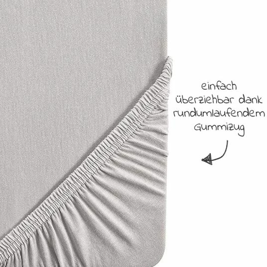 Deals π Roba Spannbetttuch aus Organic Baumwolle 60 x 120 cm / 70 x 140 cm - Lil Planet - Silbergrau π 5 Deals π Roba Spannbetttuch aus Organic Baumwolle 60 x 120 cm / 70 x 140 cm - Lil Planet - Silbergrau π - Image 5