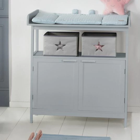 Cheapest π Roba Sparset Kinderzimmer Hamburg mit Bett, Wickelkommode & 2 Canvas Boxen - Taupe π 4 Cheapest π Roba Sparset Kinderzimmer Hamburg mit Bett, Wickelkommode & 2 Canvas Boxen - Taupe π - Image 4