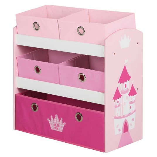 New 🌟 Roba Game shelf with boxes - Crown - Pink 👍 1 New 🌟 Roba Game shelf with boxes - Crown - Pink 👍