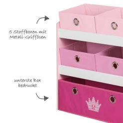 New 🌟 Roba Game shelf with boxes - Crown - Pink 👍 6 New 🌟 Roba Game shelf with boxes - Crown - Pink 👍 -Live & Sleep Sales roba spielregal mit boxen krone rosa 450159d332 d2