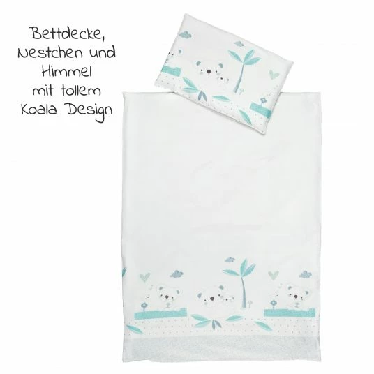 Coupon 👏 Schardt 4-tlg. Bettwäsche-Set Decke 100 x 135 cm , Kissen 40 x 60 cm, Nestchen, Himmel - Koala - Collection 2022 🥰 2 Coupon 👏 Schardt 4-tlg. Bettwäsche-Set Decke 100 x 135 cm , Kissen 40 x 60 cm, Nestchen, Himmel - Koala - Collection 2022 🥰 - Image 2