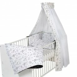 Best Pirce 👏 Schardt 4-tlg. Bettwäsche-Set Decke 100 x 135 cm , Kissen 40 x 60 cm, Nestchen, Himmel - Origami - Black - Collection 2022 👏