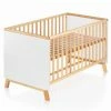 Best Sale 🧨 Schardt Baby- und Kinderbett Designline Deluxe Buche teilmassiv 70 x 140 cm - geölt Weiß ✨