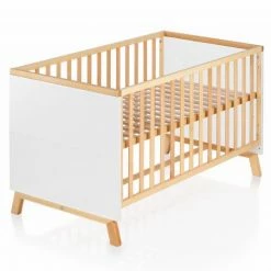 Best Sale 🧨 Schardt Baby- und Kinderbett Designline Deluxe Buche teilmassiv 70 x 140 cm - geölt Weiß ✨