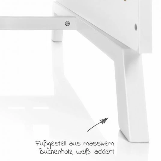 Outlet ๐ Schardt Baby- und Kinderbett Designline Deluxe Buche teilmassiv 70 x 140 cm - Weiร ๐ 5 Outlet ๐ Schardt Baby- und Kinderbett Designline Deluxe Buche teilmassiv 70 x 140 cm - Weiร ๐ - Image 5