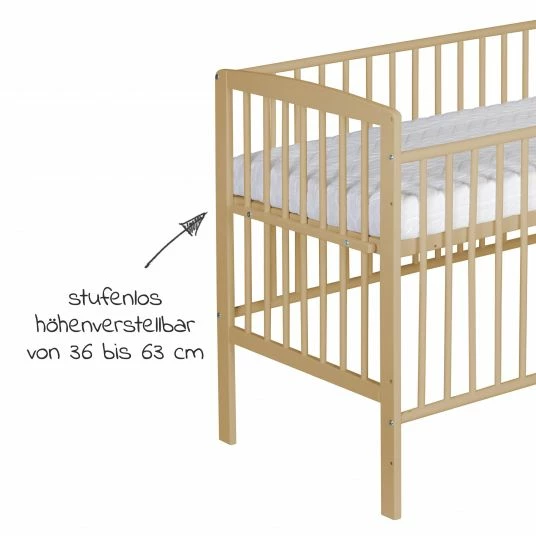 Best Pirce 🛒 Schardt Beistellbett Micky Plus auch für Boxspring-Betten Natur 60 x 120 cm - Collection 2022 🎁 2 Best Pirce 🛒 Schardt Beistellbett Micky Plus auch für Boxspring-Betten Natur 60 x 120 cm - Collection 2022 🎁 - Image 2