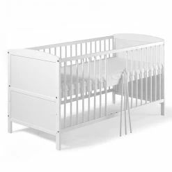 Cheapest 💯 Schardt cot Conny pine massive 70 x 140 cm - white 🛒