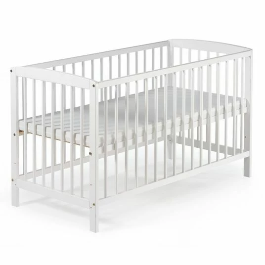 Best Pirce 💯 Schardt cot Felix pine massive 60 x 120 cm - white 🎉 1 Best Pirce 💯 Schardt cot Felix pine massive 60 x 120 cm - white 🎉