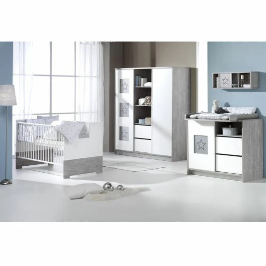 Cheap ๐ Schardt Children's room Eco Star 15-pcs. with sliding door wardrobe incl. textile collection Starlet Grey ๐ 1 Cheap ๐ Schardt Children's room Eco Star 15-pcs. with sliding door wardrobe incl. textile collection Starlet Grey ๐