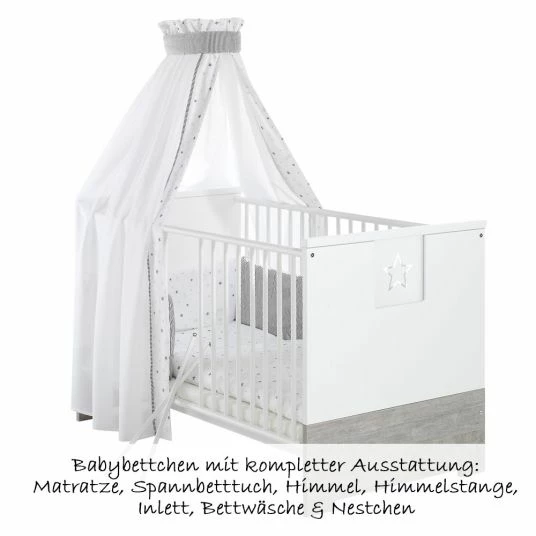 Cheap ๐ Schardt Children's room Eco Star 15-pcs. with sliding door wardrobe incl. textile collection Starlet Grey ๐ 2 Cheap ๐ Schardt Children's room Eco Star 15-pcs. with sliding door wardrobe incl. textile collection Starlet Grey ๐ - Image 2