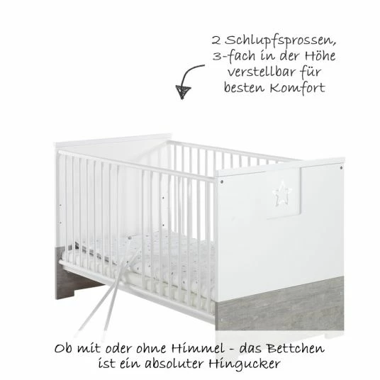 Cheap ๐ Schardt Children's room Eco Star 15-pcs. with sliding door wardrobe incl. textile collection Starlet Grey ๐ 3 Cheap ๐ Schardt Children's room Eco Star 15-pcs. with sliding door wardrobe incl. textile collection Starlet Grey ๐ - Image 3