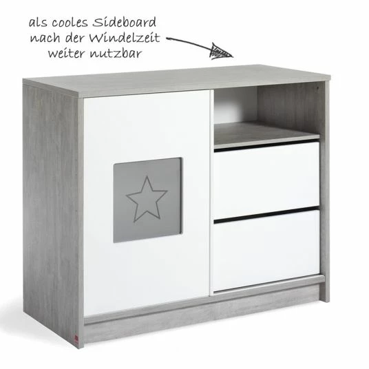 Cheap ๐ Schardt Children's room Eco Star 15-pcs. with sliding door wardrobe incl. textile collection Starlet Grey ๐ 6 Cheap ๐ Schardt Children's room Eco Star 15-pcs. with sliding door wardrobe incl. textile collection Starlet Grey ๐ - Image 6