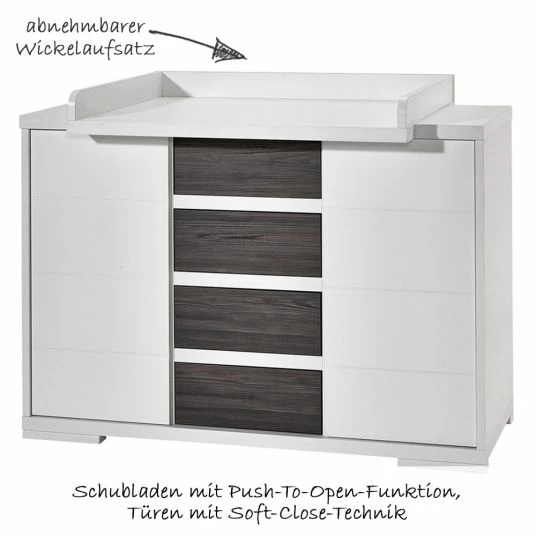 Promo ๐ Schardt Children's room Maxx Fleetwood 15-pcs. with 2-door wardrobe incl. textile collection Ice Crystal Grey ๐ 5 Promo ๐ Schardt Children's room Maxx Fleetwood 15-pcs. with 2-door wardrobe incl. textile collection Ice Crystal Grey ๐ - Image 5