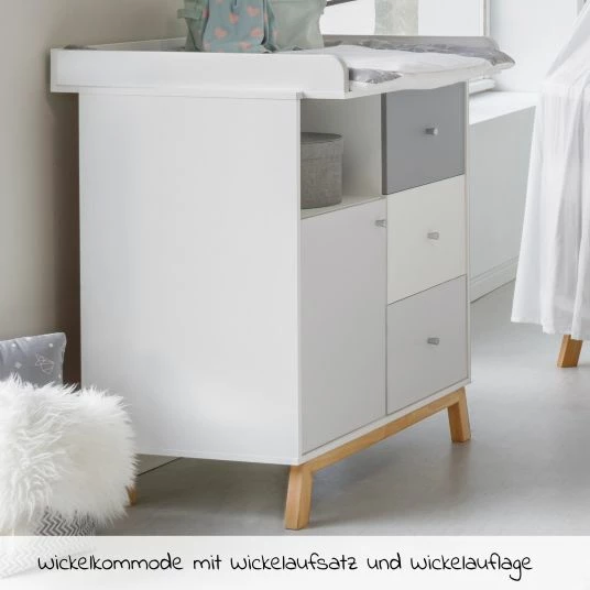 Budget ❤️ Schardt Kinderzimmer Vegas 16-tlg. mit 3-türigem Schrank inkl. Textilkollektion Origami Black 🔔 5 Budget ❤️ Schardt Kinderzimmer Vegas 16-tlg. mit 3-türigem Schrank inkl. Textilkollektion Origami Black 🔔 - Image 5