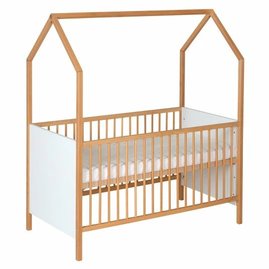 Best Sale ✨ Schardt Kombi-Kinderbett Hausbett Venice Buche teilmassiv, geölt 70 x 140 cm - Natur Weiß 🔔 3 Best Sale ✨ Schardt Kombi-Kinderbett Hausbett Venice Buche teilmassiv, geölt 70 x 140 cm - Natur Weiß 🔔 - Image 3