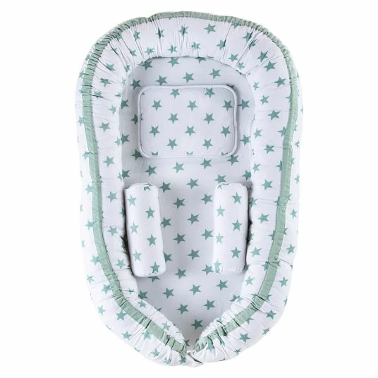 Best Sale ⌛ Schardt Kuschelnestchen - Big Stars - Mint ⌛ 1 Best Sale ⌛ Schardt Kuschelnestchen - Big Stars - Mint ⌛