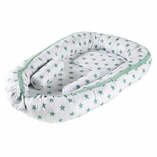 Best Sale ⌛ Schardt Kuschelnestchen - Big Stars - Mint ⌛ 2 Best Sale ⌛ Schardt Kuschelnestchen - Big Stars - Mint ⌛ - Image 2