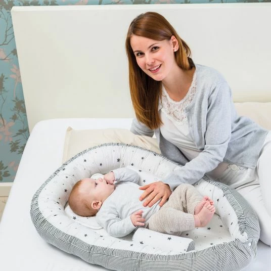 Deals β€οΈ Schardt Cuddly nests incl. positioning pillow and pillow Exclusive 90 x 50 - Starlet - Grey π₯ 3 Deals β€οΈ Schardt Cuddly nests incl. positioning pillow and pillow Exclusive 90 x 50 - Starlet - Grey π₯ - Image 3