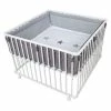 Promo 👍 Schardt Playpen Basic White incl. insert 100 x 100 - Star - Grey 👏