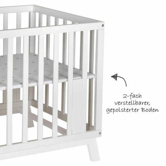 Outlet 🧨 Schardt Laufgitter Holly Weiß 75 x 97 cm - Sternchen - Grau 💯 2 Outlet 🧨 Schardt Laufgitter Holly Weiß 75 x 97 cm - Sternchen - Grau 💯 - Image 2