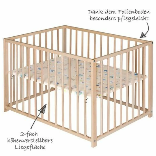 Coupon 👏 Schardt Playpen Uno beech nature 75 x 100 cm - Hippo 👍 2 Coupon 👏 Schardt Playpen Uno beech nature 75 x 100 cm - Hippo 👍 - Image 2