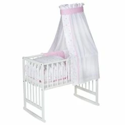 Buy ๐ Schardt Multifunctional bed Vario 5-1 white incl. textile features - Herzchen - Rosa ๐