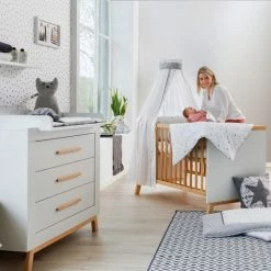Outlet 💯 Schardt Sparset Kinderzimmer Miami White 15-tlg. Inkl. Textilkollektion Sternchen grau - ⭐