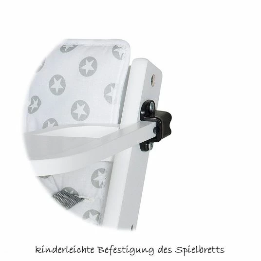 Flash Sale ๐ Schardt Domino stair high chair incl. game board and seat reducer - Circle Star - Grey ๐ 5 Flash Sale ๐ Schardt Domino stair high chair incl. game board and seat reducer - Circle Star - Grey ๐ - Image 5