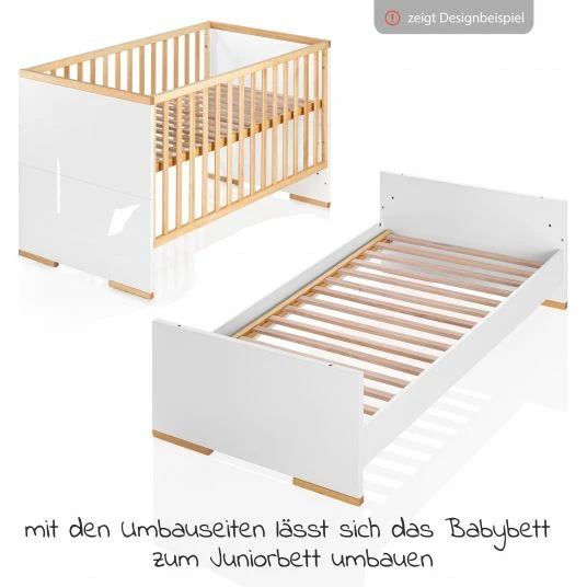 Best deal 👍 Schardt Umbauseiten für Babybett Designline Basic und Komfort - Weiß ⭐ 2 Best deal 👍 Schardt Umbauseiten für Babybett Designline Basic und Komfort - Weiß ⭐ - Image 2