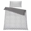 Flash Sale ✔️ Schardt Reversible bed linen 100 x 135 cm - Big Stars Grey 🎁