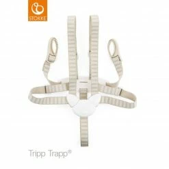 Flash Sale 🔥 Stokke Haltegurt / 5-Punkt-Sicherheitsgurt für Tripp Trapp® Hochstuhl - Beige ⭐