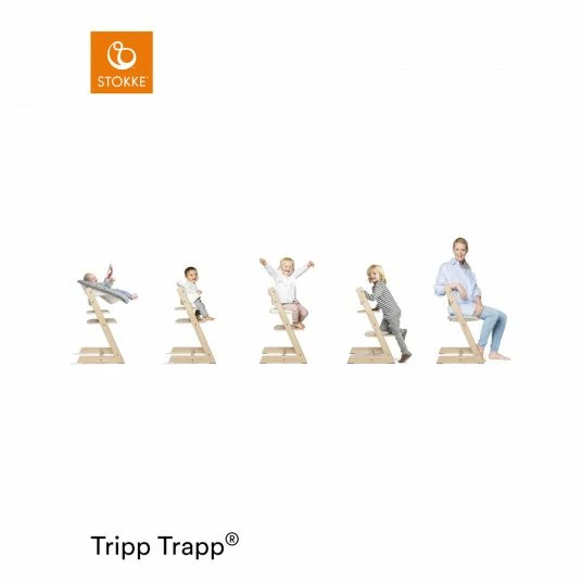 Promo 🎁 Stokke Mitwachsender Treppenhochstuhl Tripp Trapp® Buchenholz - Natural / Natur ❤️ 3 Promo 🎁 Stokke Mitwachsender Treppenhochstuhl Tripp Trapp® Buchenholz - Natural / Natur ❤️ - Image 3