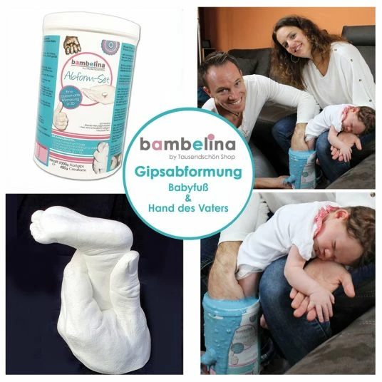 Budget 😉 Tausendschön Abform-Set - Gipsabdruck Babyhand & Erwachsenenhand ⭐ 3 Budget 😉 Tausendschön Abform-Set - Gipsabdruck Babyhand & Erwachsenenhand ⭐ - Image 3