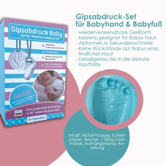 Wholesale 😉 Tausendschön Baby-Abdruck-Set für Mehrfachabdrücke 🥰 2 Wholesale 😉 Tausendschön Baby-Abdruck-Set für Mehrfachabdrücke 🥰 - Image 2