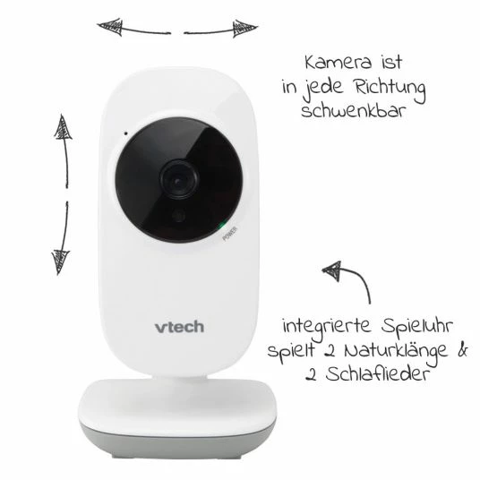 Promo ✔️ Vtech Video-Babyphone Babymonitor VM3255 - 2,8 Zoll 👍 5 Promo ✔️ Vtech Video-Babyphone Babymonitor VM3255 - 2,8 Zoll 👍 - Image 5